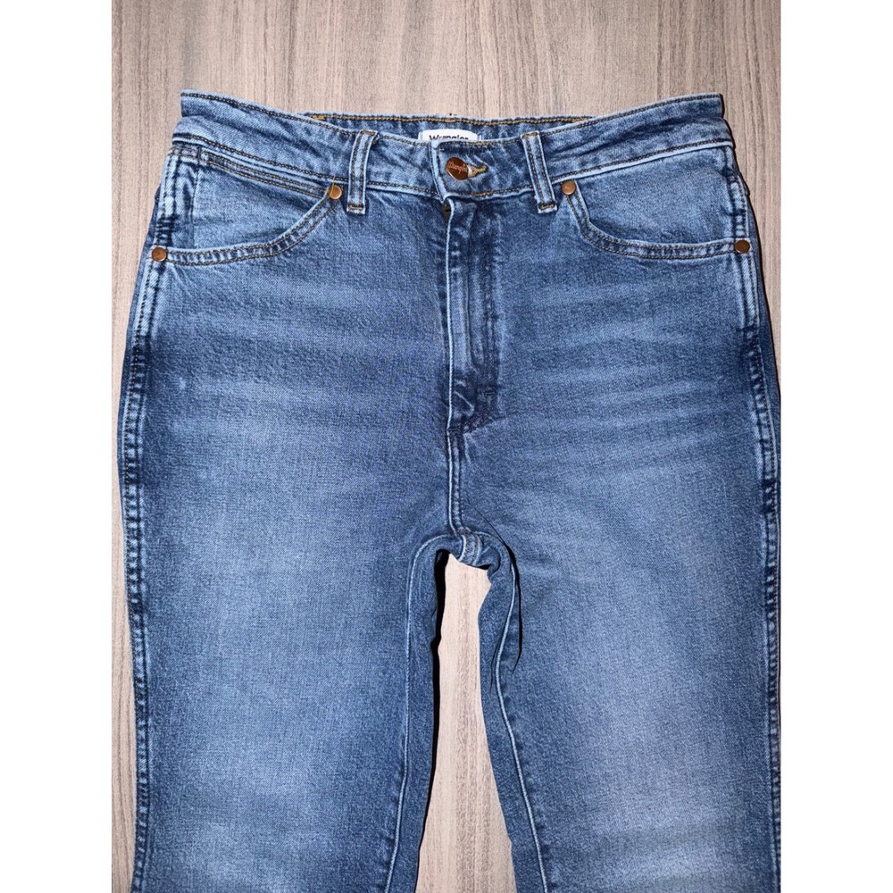 Wrangler Westward High Rise Bootcut Jeans Blue Denim 29 10WIHRBFN Y5 - Picture 11 of 12
